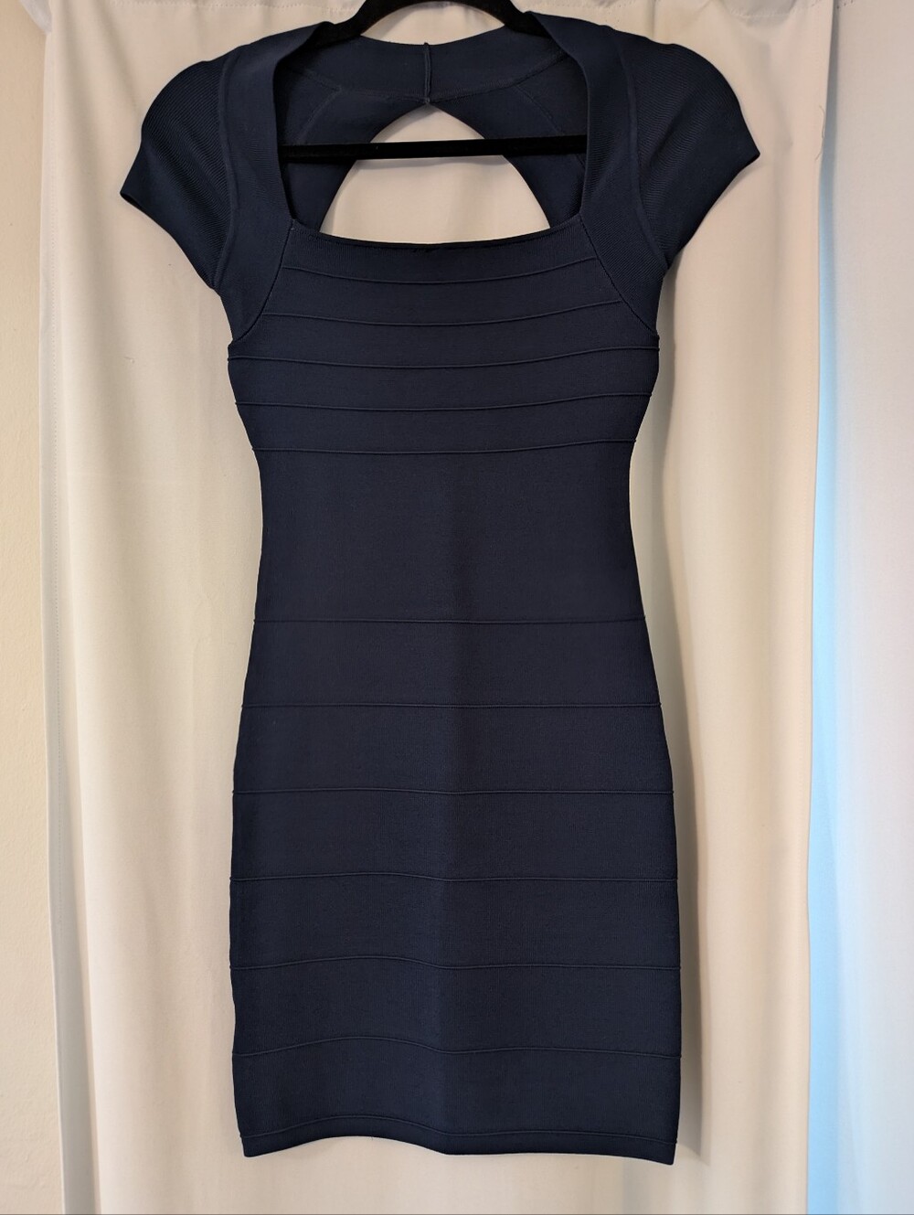 Guess by Marciano Navy Bodycon/Bandage Mini Dress Small
